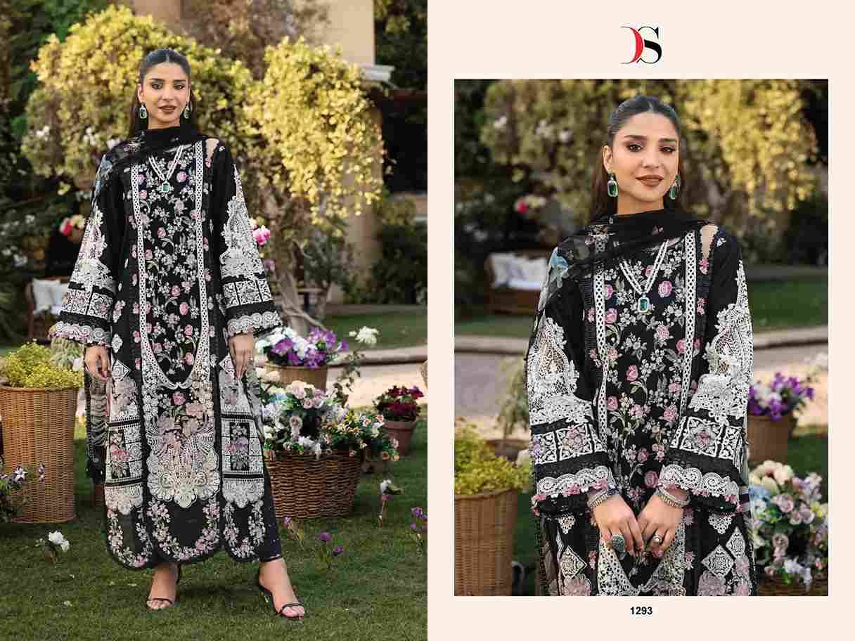 Elaf Luxury Lawn-25 Vol-2 By Deepsy Suits 1291 To 1296 Series Designer Pakistani Suits Beautiful Fancy Stylish Colorful Party Wear & Occasional Wear Pure Cotton Dresses At Wholesale Price