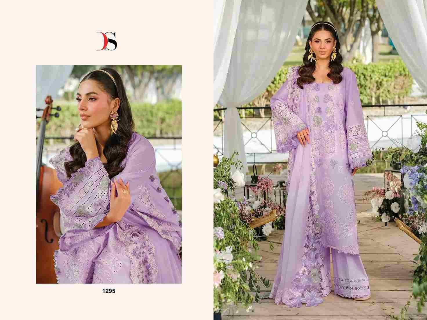 Elaf Luxury Lawn-25 Vol-2 By Deepsy Suits 1291 To 1296 Series Designer Pakistani Suits Beautiful Fancy Stylish Colorful Party Wear & Occasional Wear Pure Cotton Dresses At Wholesale Price