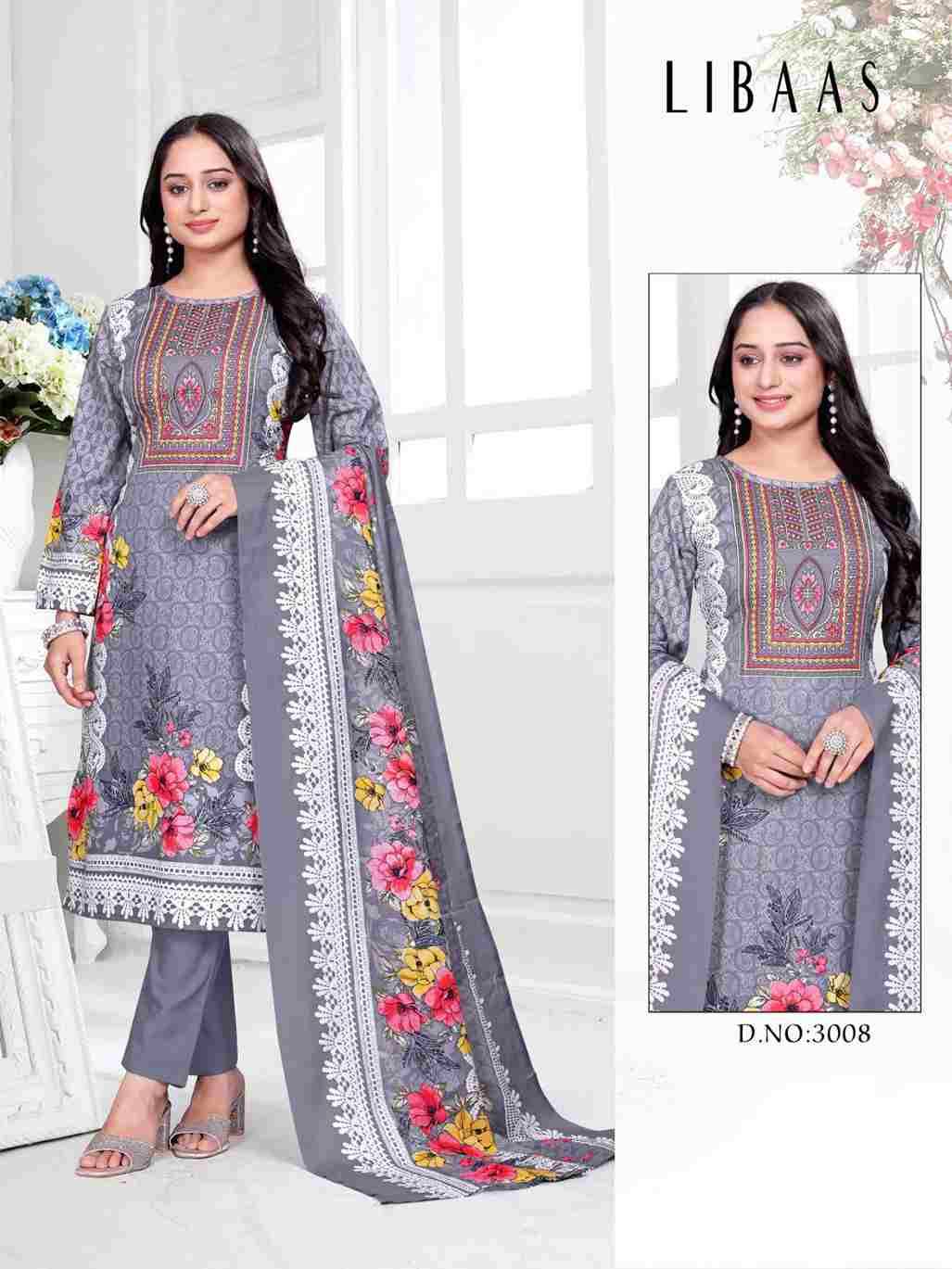 Libaas Vol-3 By Ganesha 3006 To 3013 Series Beautiful Festive Suits Stylish Fancy Colorful Party Wear & Occasional Wear Pure Cotton Dresses At Wholesale Price