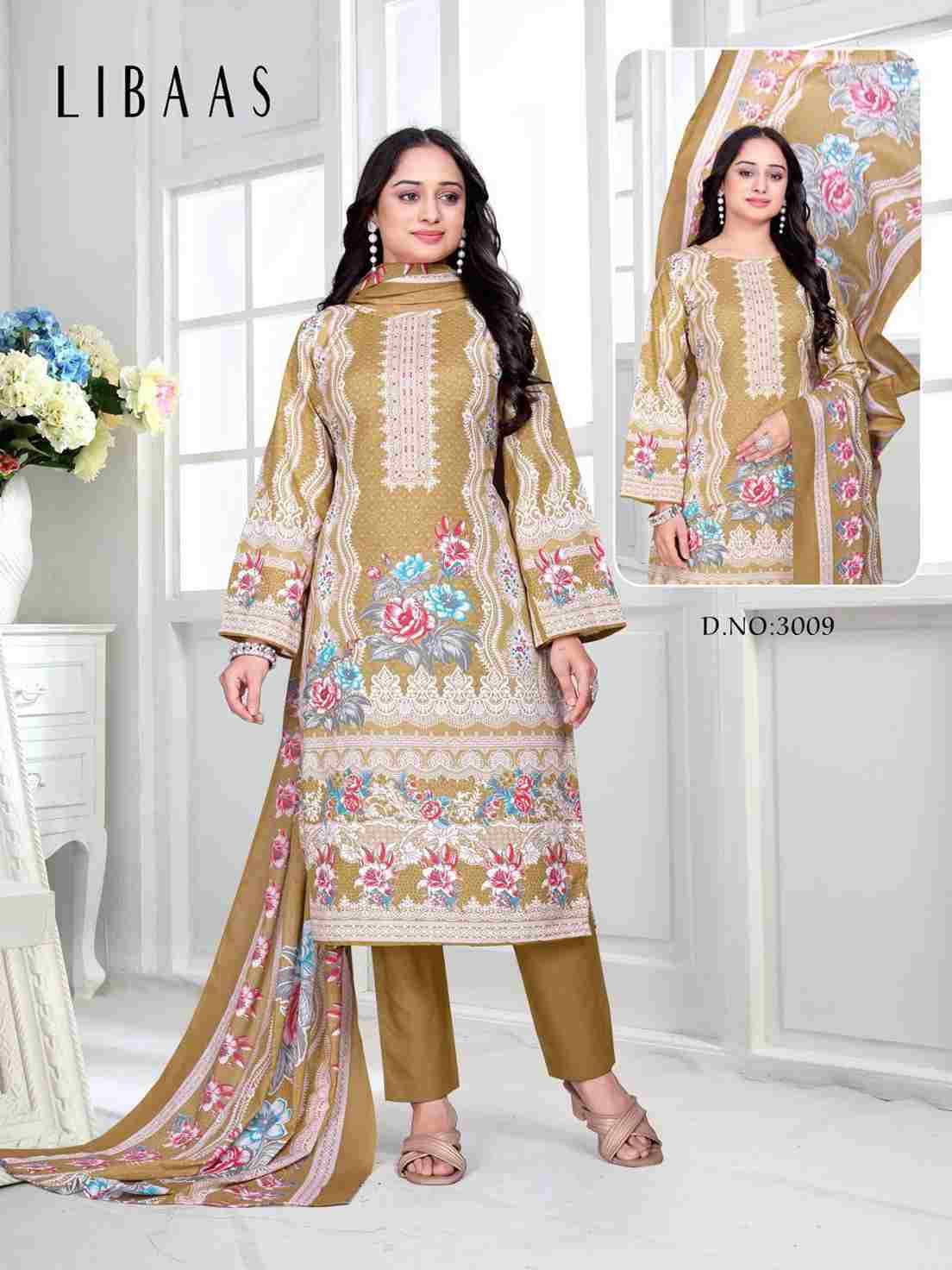 Libaas Vol-3 By Ganesha 3006 To 3013 Series Beautiful Festive Suits Stylish Fancy Colorful Party Wear & Occasional Wear Pure Cotton Dresses At Wholesale Price