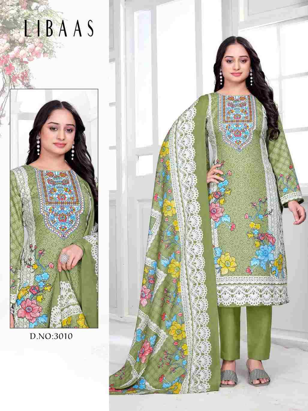 Libaas Vol-3 By Ganesha 3006 To 3013 Series Beautiful Festive Suits Stylish Fancy Colorful Party Wear & Occasional Wear Pure Cotton Dresses At Wholesale Price