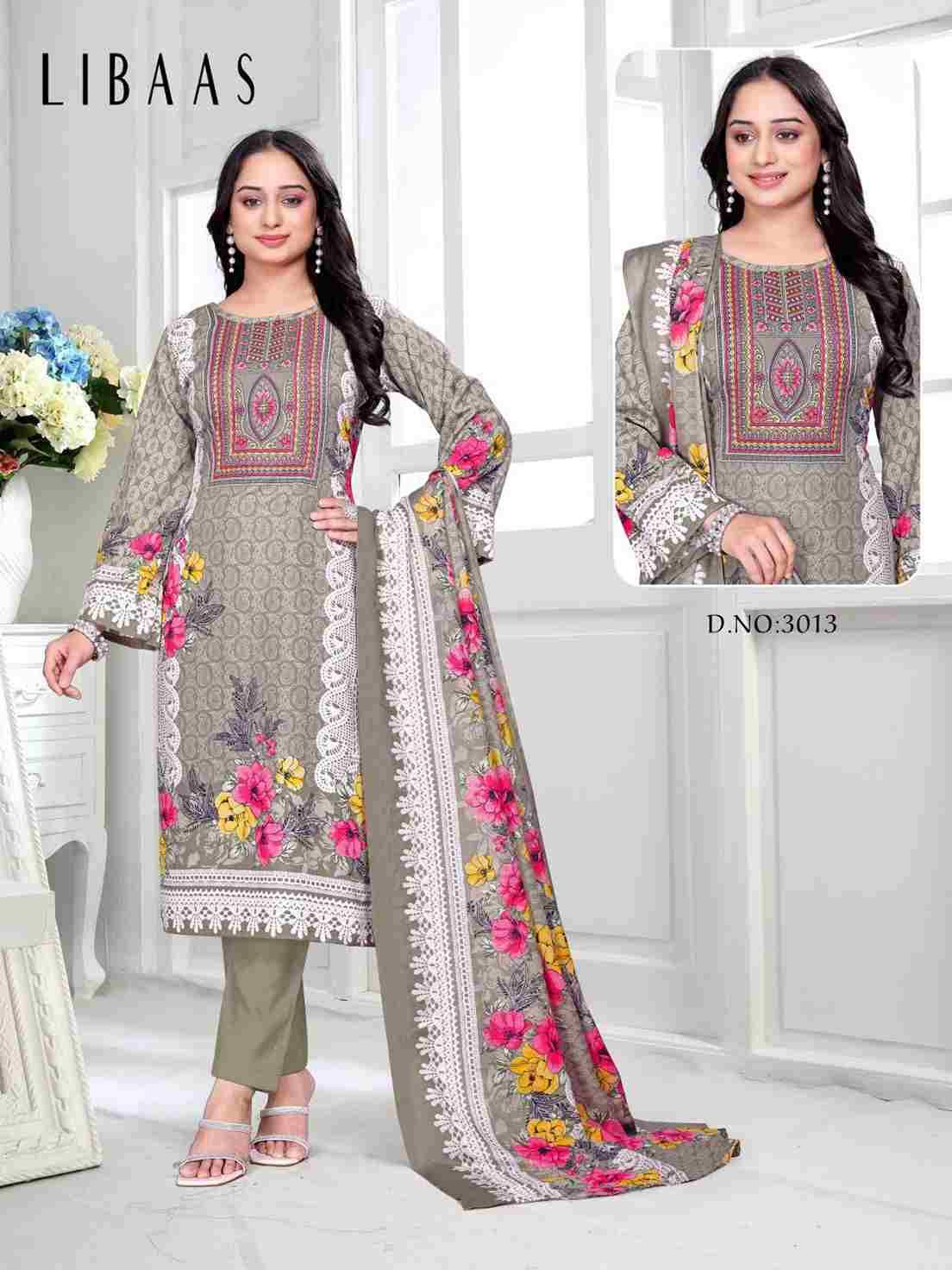 Libaas Vol-3 By Ganesha 3006 To 3013 Series Beautiful Festive Suits Stylish Fancy Colorful Party Wear & Occasional Wear Pure Cotton Dresses At Wholesale Price