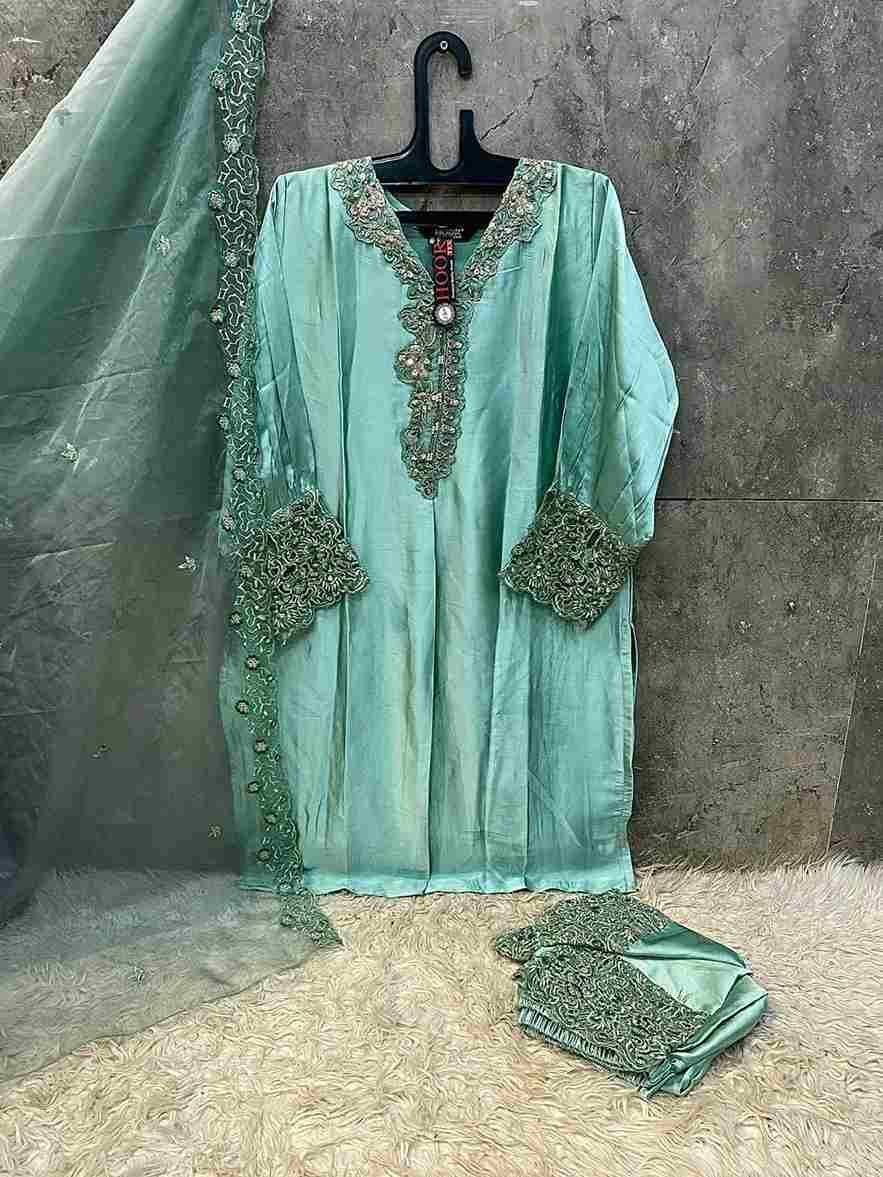 Hoor Tex Hit Design HF-206 Colours By Hoor Tex HF-206-A To HF-206-C Series Designer Festive Pakistani Suits Collection Beautiful Stylish Fancy Colorful Party Wear & Occasional Wear Satin Dresses At Wholesale Price