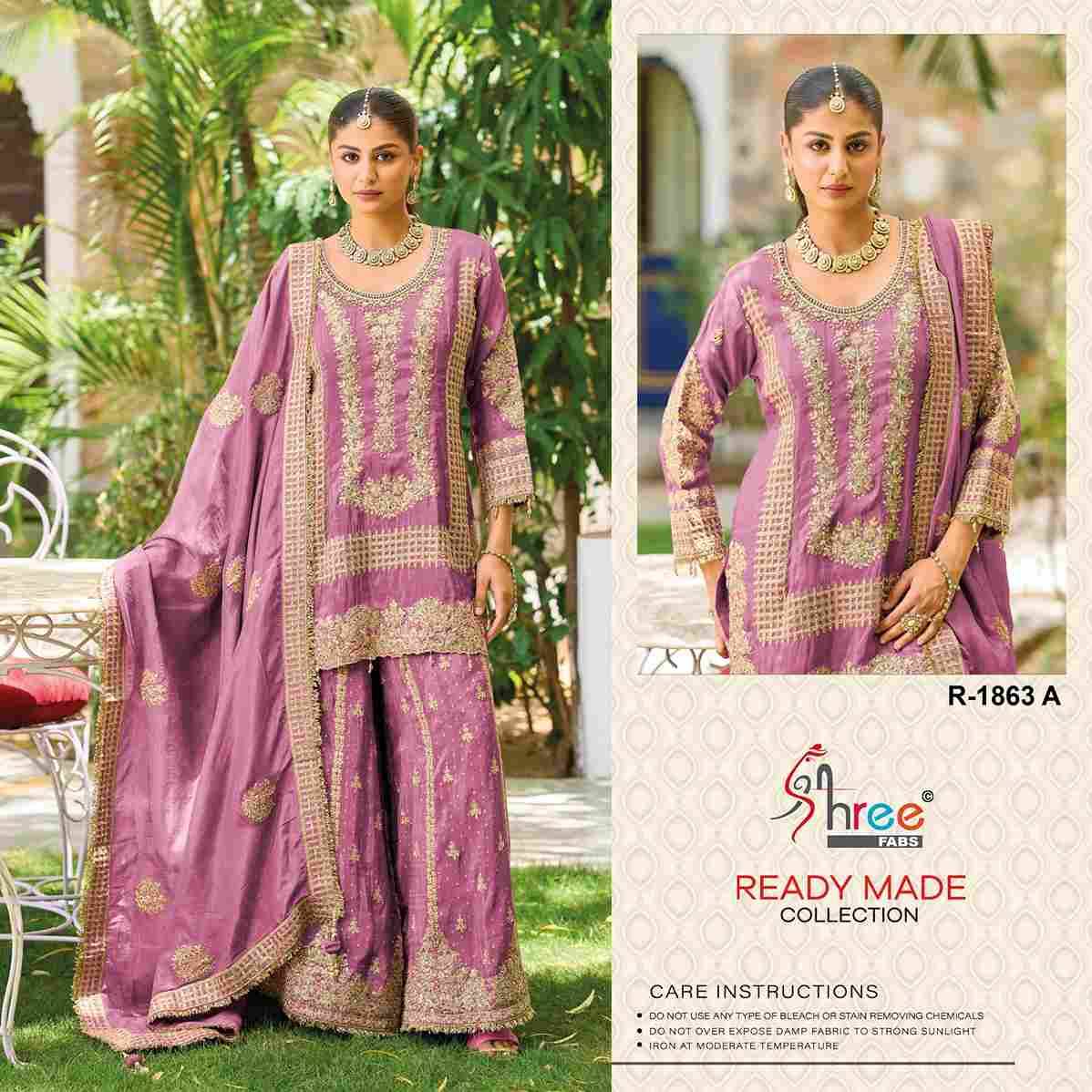 Shree Fabs Hit Design R-1863 Colours By Shree Fabs R-1863-A To R-1863-D Series Designer Pakistani Suits Collection Beautiful Stylish Fancy Colorful Party Wear & Occasional Wear Viscose Dresses At Wholesale Price