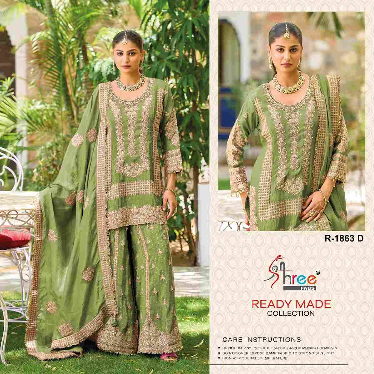 Shree Fabs Hit Design R-1863 Colours By Shree Fabs R-1863-A To R-1863-D Series Designer Pakistani Suits Collection Beautiful Stylish Fancy Colorful Party Wear & Occasional Wear Viscose Dresses At Wholesale Price