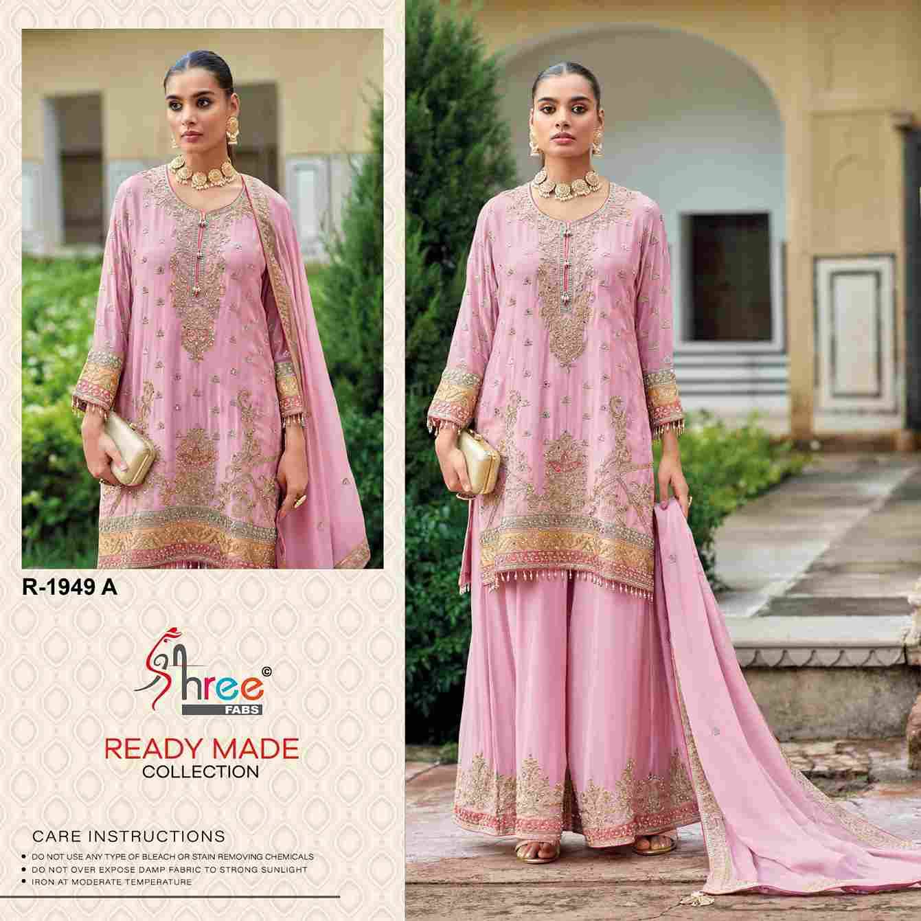 Shree Fabs Hit Design R-1949 Colours By Shree Fabs R-1949-A To R-1949-D Series Designer Pakistani Suits Collection Beautiful Stylish Fancy Colorful Party Wear & Occasional Wear Chinnon Dresses At Wholesale Price