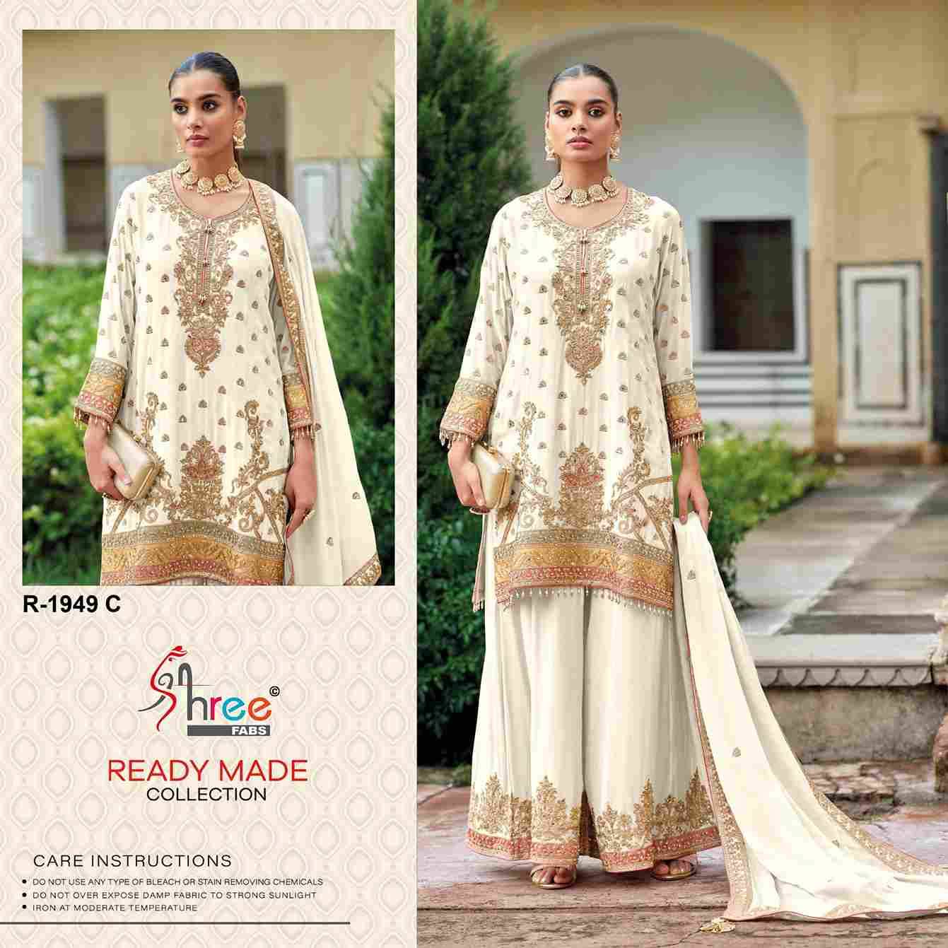 Shree Fabs Hit Design R-1949 Colours By Shree Fabs R-1949-A To R-1949-D Series Designer Pakistani Suits Collection Beautiful Stylish Fancy Colorful Party Wear & Occasional Wear Chinnon Dresses At Wholesale Price