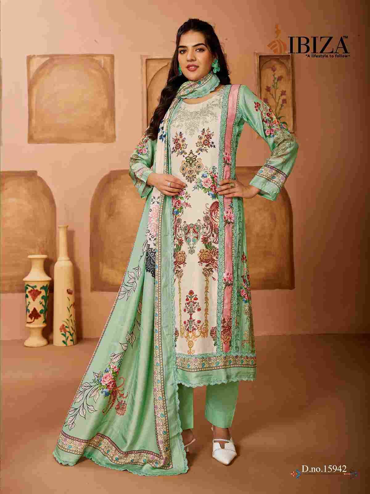 Rangrez By Ibiza 15940 To 15943 Series Designer Festive Suits Beautiful Fancy Stylish Colorful Party Wear & Occasional Wear Pure Muslin Dresses At Wholesale Price