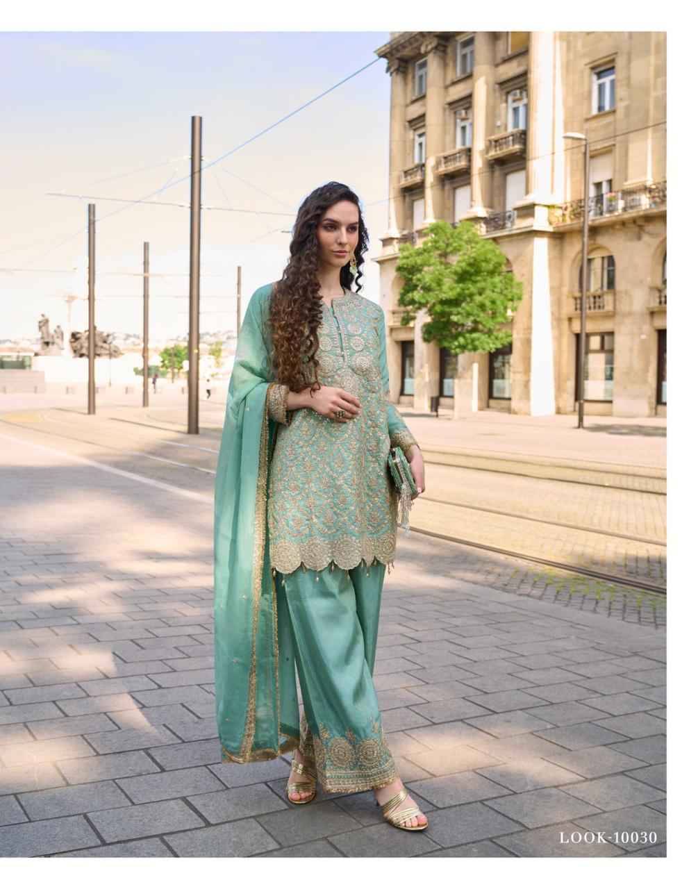 Mumtaz By Sayuri 10029 To 10031 Series Beautiful Festive Suits Colorful Stylish Fancy Casual Wear & Ethnic Wear Premium Silk Embroidery Dresses At Wholesale Price