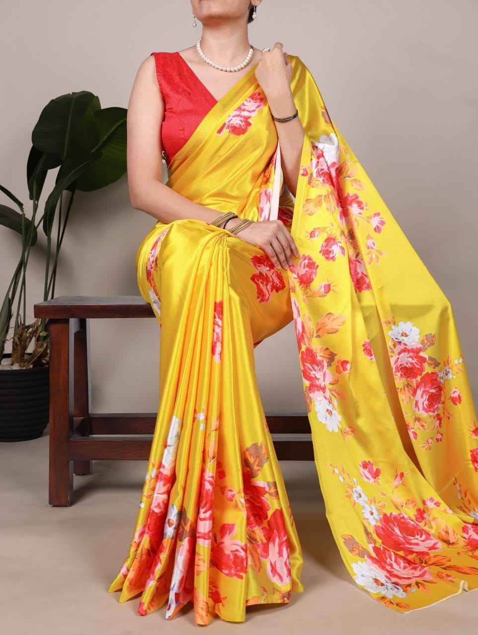 7003 By Fashid Wholesale 7003-A To 7003-F Series Indian Traditional Wear Collection Beautiful Stylish Fancy Colorful Party Wear & Occasional Wear Satin Silk Sarees At Wholesale Price
