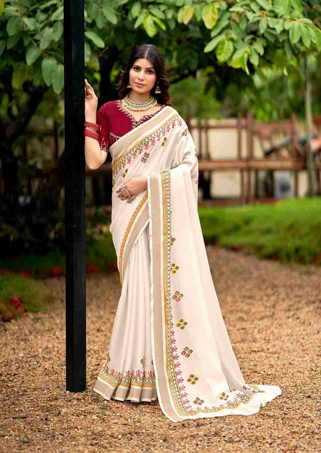 Korial By Sr 1001 To 1005 Series Indian Traditional Wear Collection Beautiful Stylish Fancy Colorful Party Wear & Occasional Wear Fancy Sarees At Wholesale Price