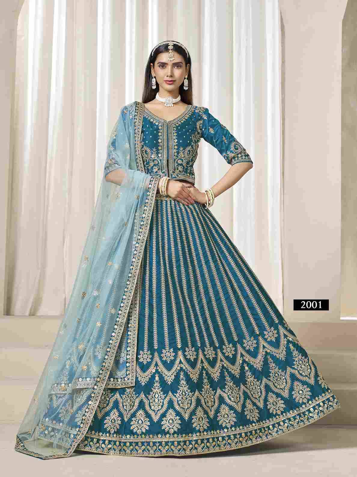 Mehvish Vol-20 By Fashid Wholesale 2001 To 2004 Series Designer Beautiful Collection Occasional Wear & Party Wear Art Silk Lehengas At Wholesale Price