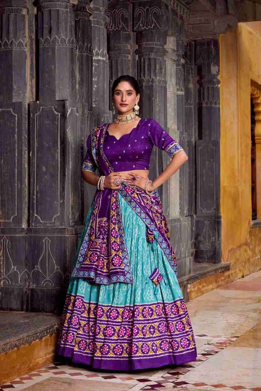 Vasaavi By Fashid Wholesale 1246-A To 1246-D Series Designer Beautiful Collection Occasional Wear & Party Wear Tussar Silk Lehengas At Wholesale Price