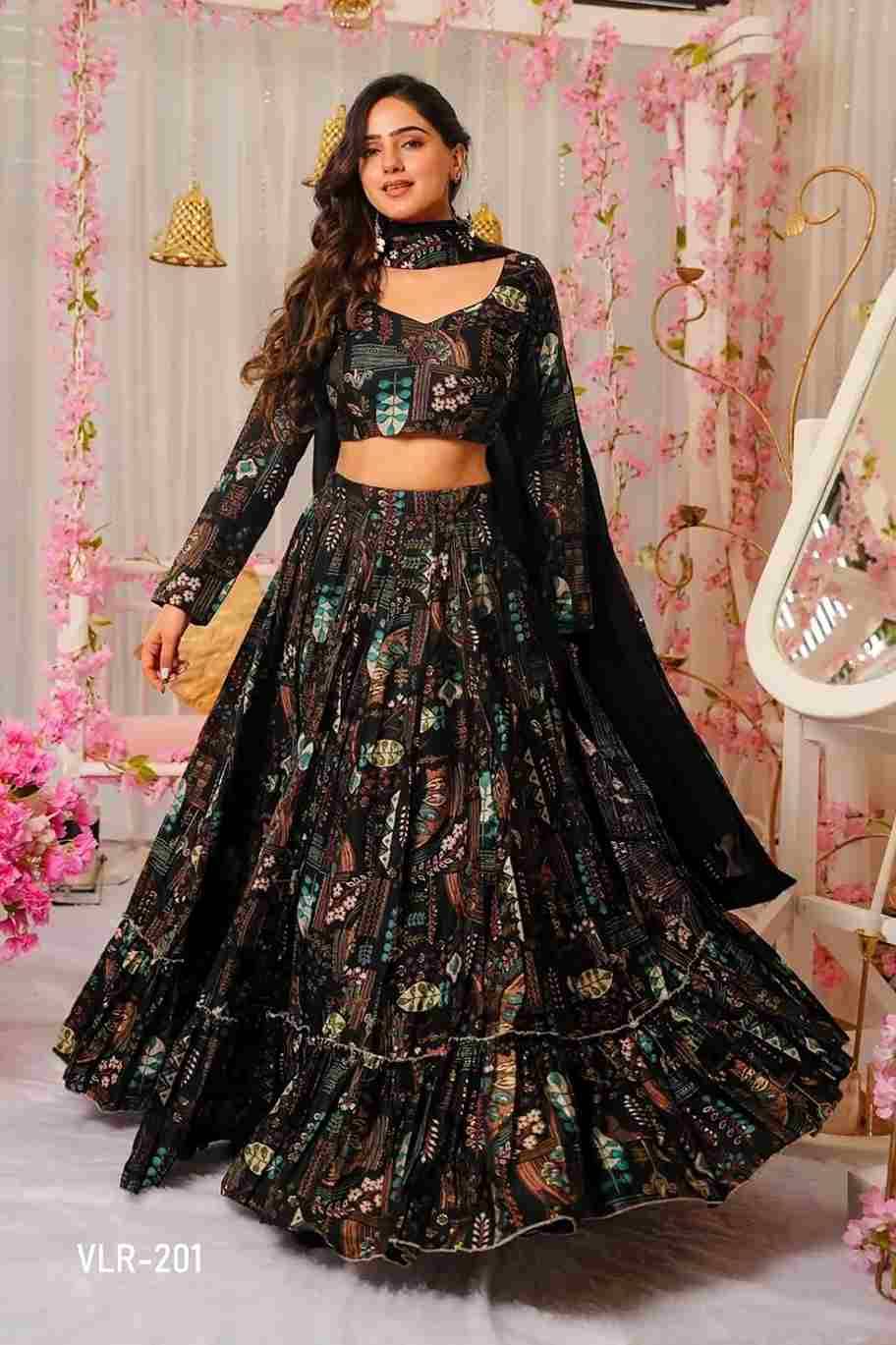 Vallari Vol-2 By Fashid Wholesale 201 To 204 Series Designer Beautiful Collection Occasional Wear & Party Wear Chinnon Lehengas At Wholesale Price