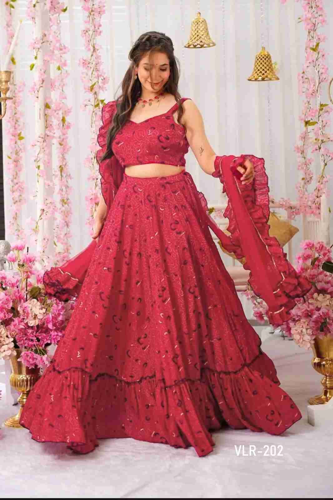 Vallari Vol-2 By Fashid Wholesale 201 To 204 Series Designer Beautiful Collection Occasional Wear & Party Wear Chinnon Lehengas At Wholesale Price