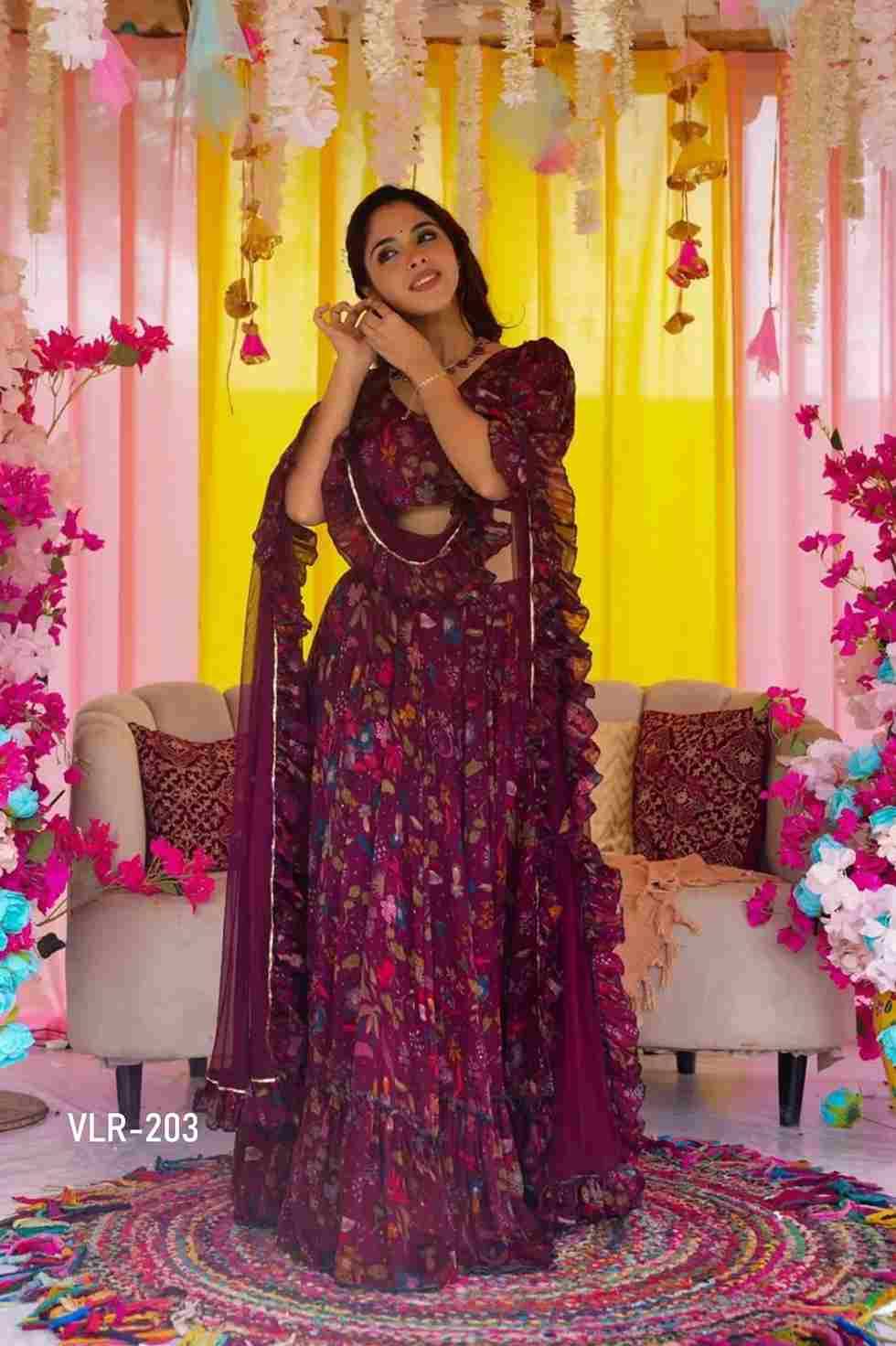 Vallari Vol-2 By Fashid Wholesale 201 To 204 Series Designer Beautiful Collection Occasional Wear & Party Wear Chinnon Lehengas At Wholesale Price