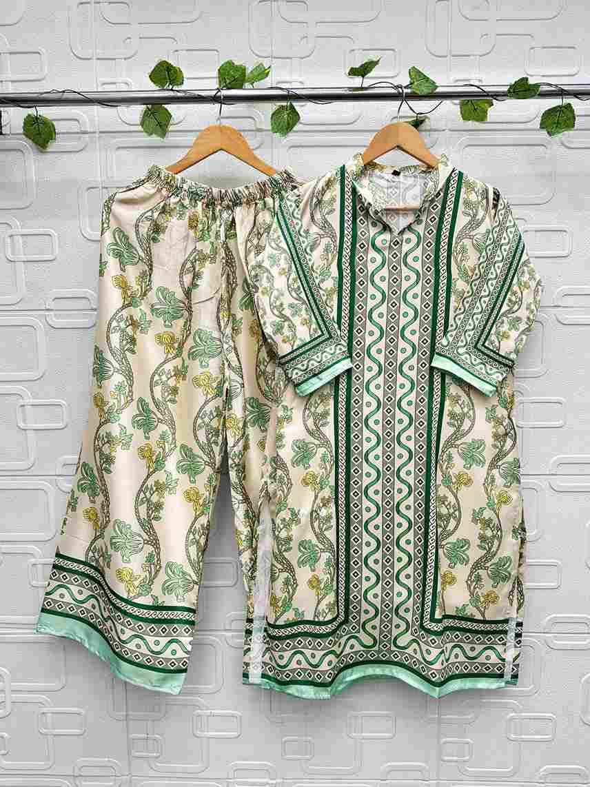 Turkis Vol-2 By Aasha Designer 10005 To 10007 Series Designer Stylish Fancy Colorful Beautiful Casual Wear & Ethnic Wear Modal Satin Co-Ords At Wholesale Price