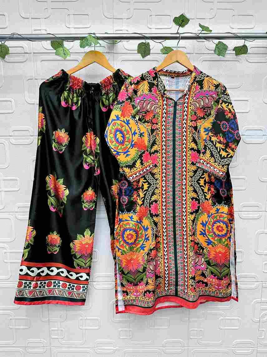 Turkis Vol-2 By Aasha Designer 10005 To 10007 Series Designer Stylish Fancy Colorful Beautiful Casual Wear & Ethnic Wear Modal Satin Co-Ords At Wholesale Price