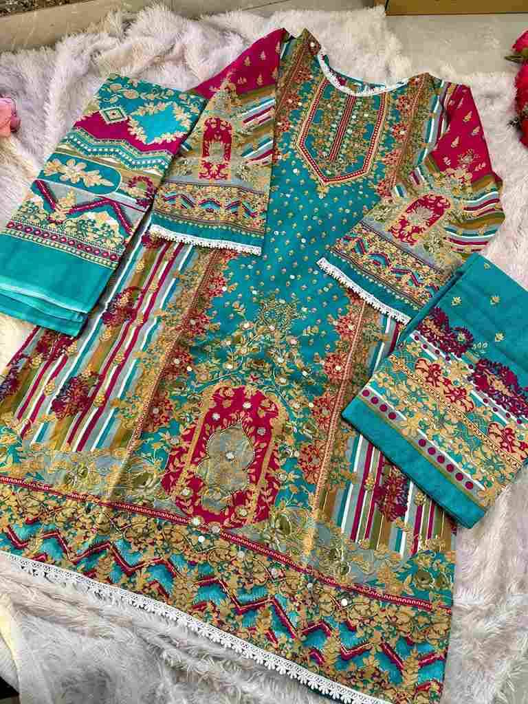 Aliza Vol-5 By Aaliz Prints 3175 To 3178 Series Beautiful Pakistani Suits Stylish Fancy Colorful Casual Wear & Ethnic Wear Cotton Digital Print Dresses At Wholesale Price