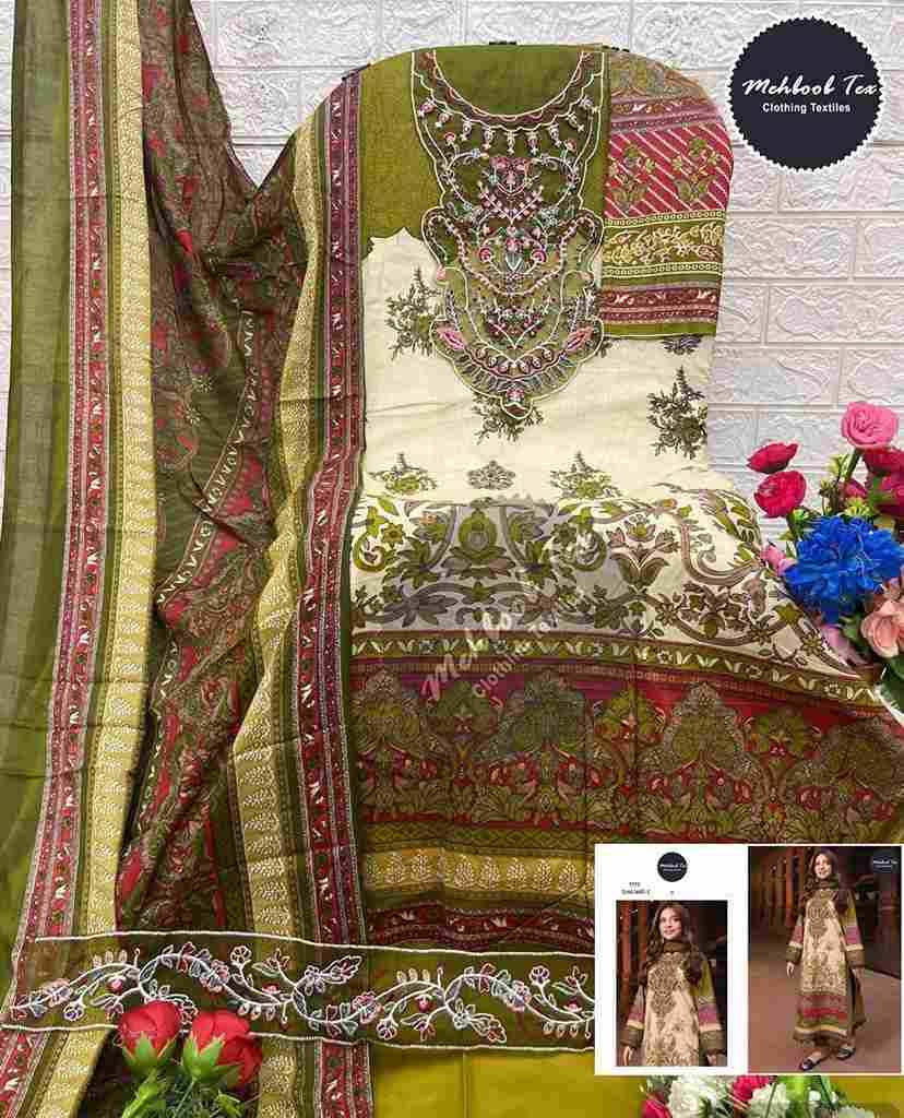 Mehboob Tex Hit Design 1687 Colours By Mehboob Tex 1687-A To 1687-C Series Beautiful Pakistani Suits Stylish Fancy Colorful Party Wear & Occasional Wear Pure Cotton Dresses At Wholesale Price