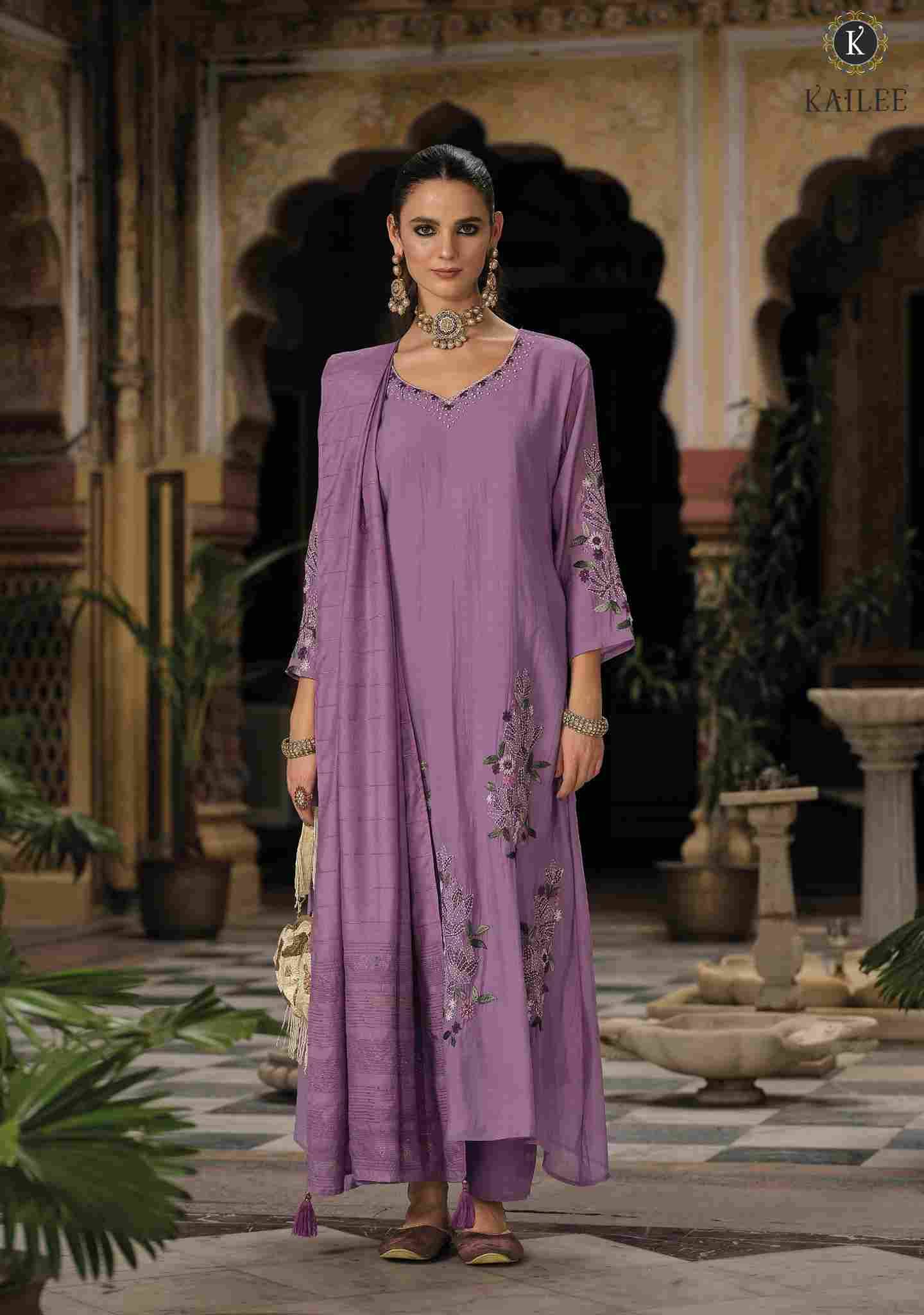 Meher By Kailee 45701 To 45704 Series Beautiful Festive Suits Colorful Stylish Fancy Casual Wear & Ethnic Wear Pure Chanderi Dresses At Wholesale Price