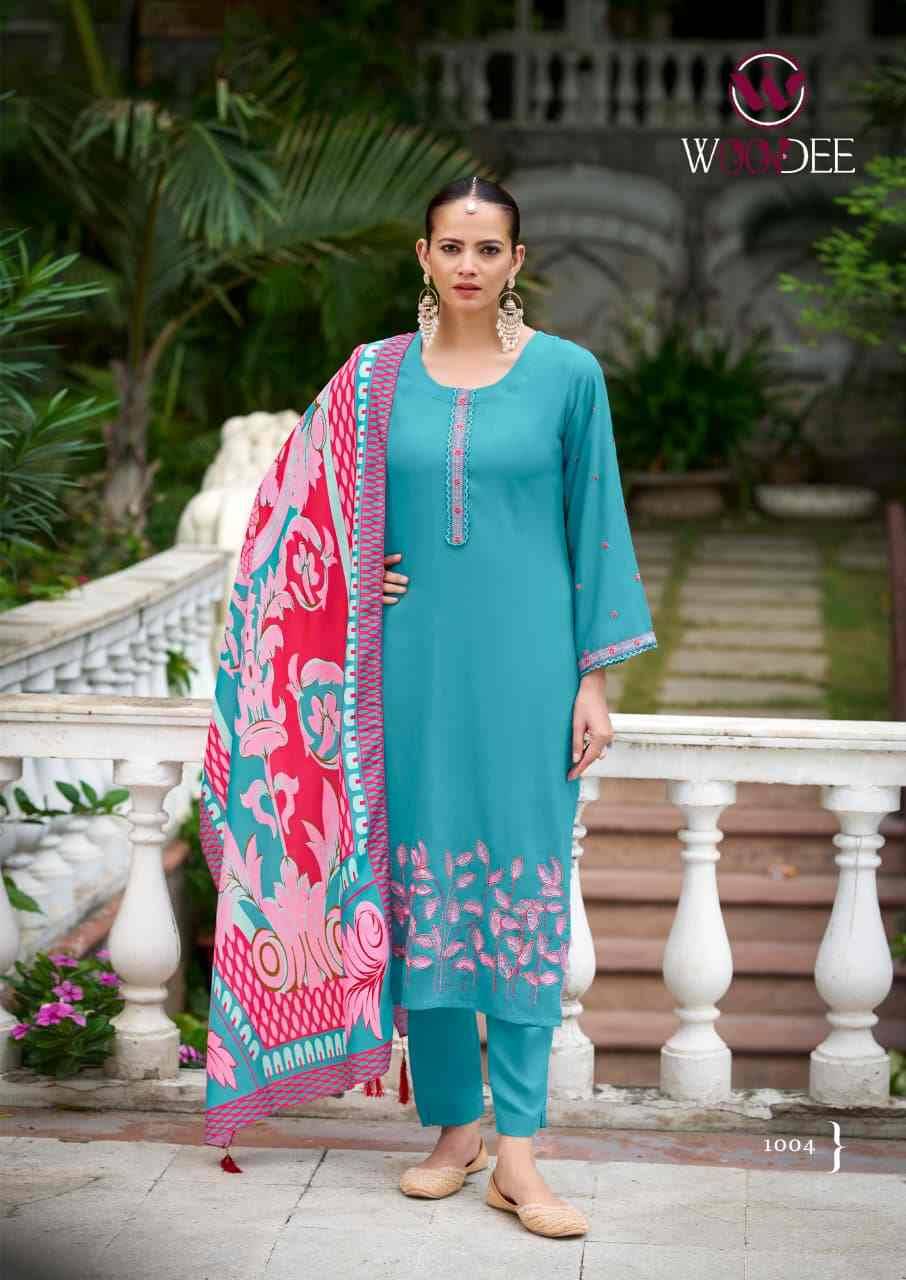 Bella By Woodee 1001 To 1006 Series Designer Stylish Fancy Colorful Beautiful Party Wear & Ethnic Wear Collection Premium Rayon Dresses At Wholesale Price