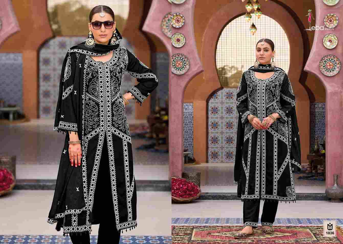Kase By Eba Lifestyle 1835 To 1836 Series Designer Festive Suits Collection Beautiful Stylish Fancy Colorful Party Wear & Occasional Wear Heavy Chinnon Dresses At Wholesale Price