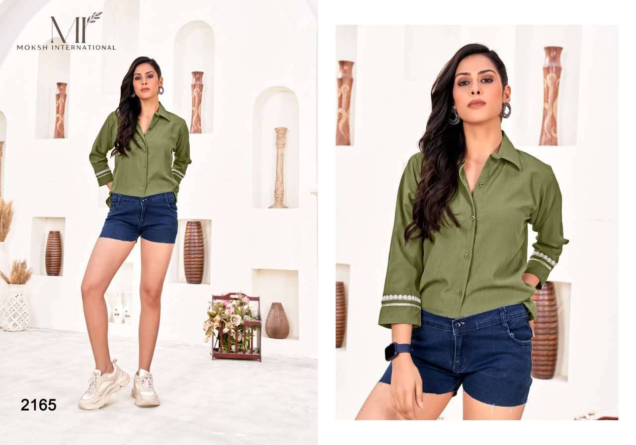 Dreams Shirt Vol-3 By Moksh International 2163 To 2166 Series Designer Stylish Fancy Colorful Beautiful Party Wear & Ethnic Wear Collection Cotton Print Tops At Wholesale Price