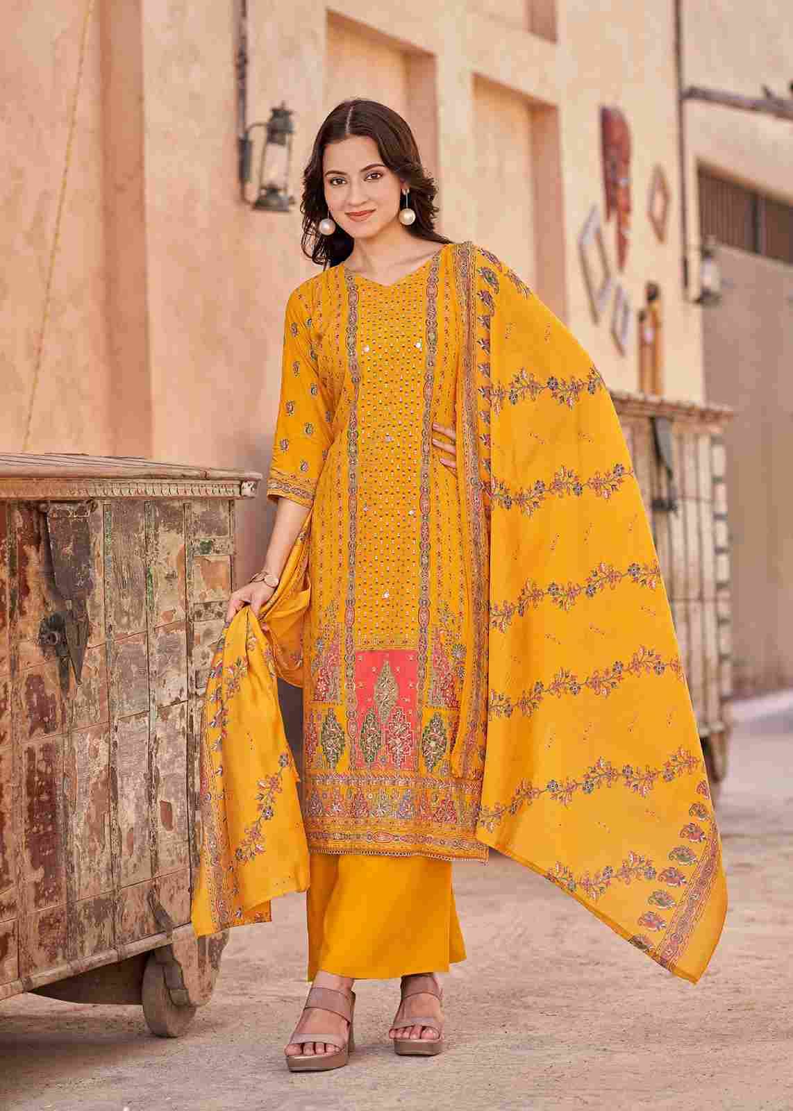 Kajal Vol-3 By Alok Suit 2801-02-01 To 2801-02-06 Series Beautiful Festive Suits Colorful Stylish Fancy Casual Wear & Ethnic Wear Viscose Rayon Dresses At Wholesale Price