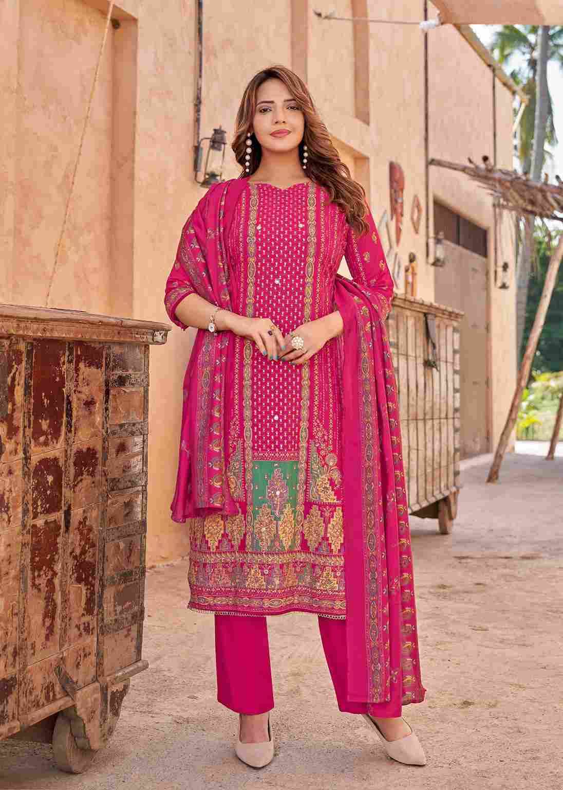 Kajal Vol-3 By Alok Suit 2801-02-01 To 2801-02-06 Series Beautiful Festive Suits Colorful Stylish Fancy Casual Wear & Ethnic Wear Viscose Rayon Dresses At Wholesale Price