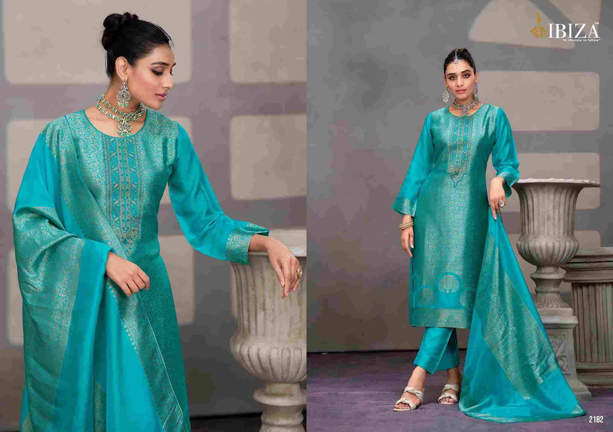 Sakhi Vol-12 By Ibiza 2181 To 2184 Series Designer Festive Suits Beautiful Fancy Stylish Colorful Party Wear & Occasional Wear Pure Silk Jacquard Dresses At Wholesale Price