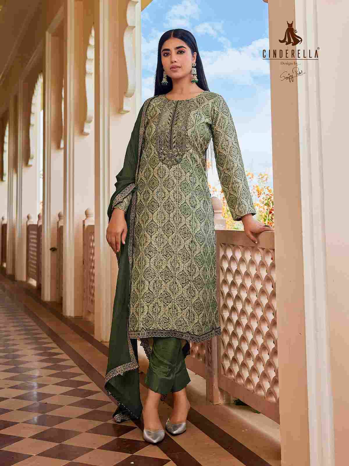 Saheli By Cinderella 15885 To 15888 Series Beautiful Stylish Festive Suits Fancy Colorful Casual Wear & Ethnic Wear & Ready To Wear Silk Jacquard Dresses At Wholesale Price