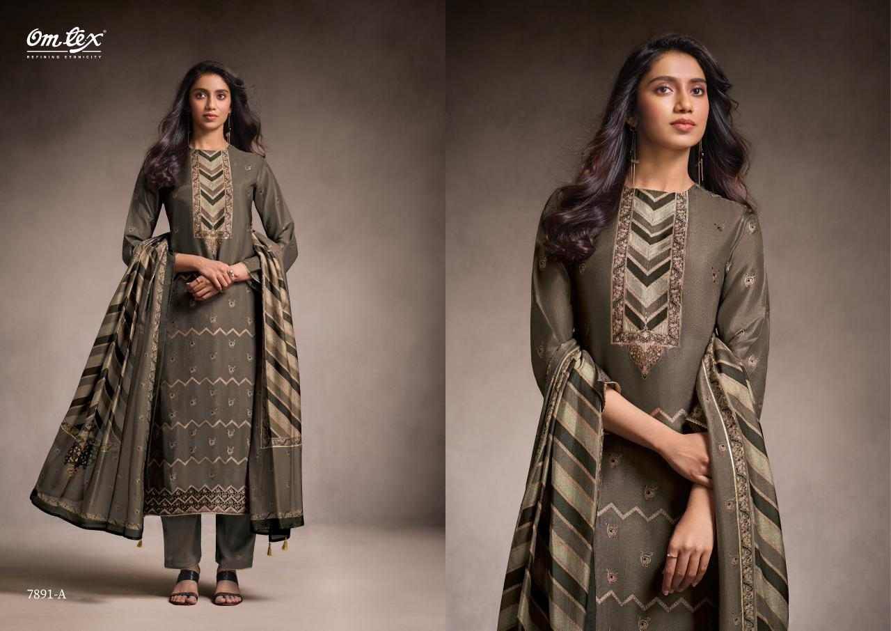 Lavya By Om Tex 7891-A To 7891-D Series Beautiful Festive Suits Colorful Stylish Fancy Casual Wear & Ethnic Wear Silk Dresses At Wholesale Price