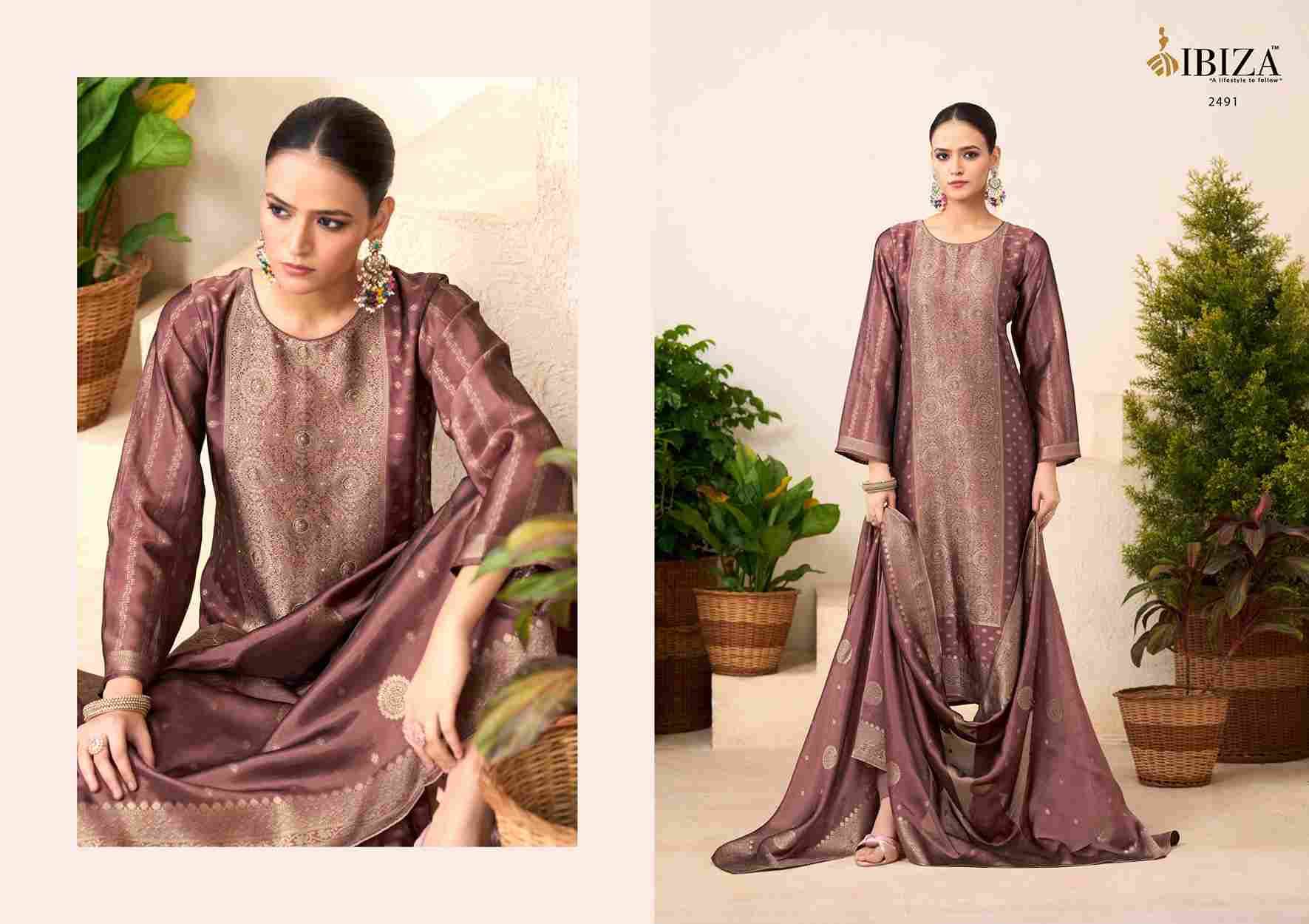Samia Vol-2 By Ibiza 2491 To 2494 Series Designer Festive Suits Beautiful Fancy Stylish Colorful Party Wear & Occasional Wear Pure Bangalori Silk Jacquard Dresses At Wholesale Price