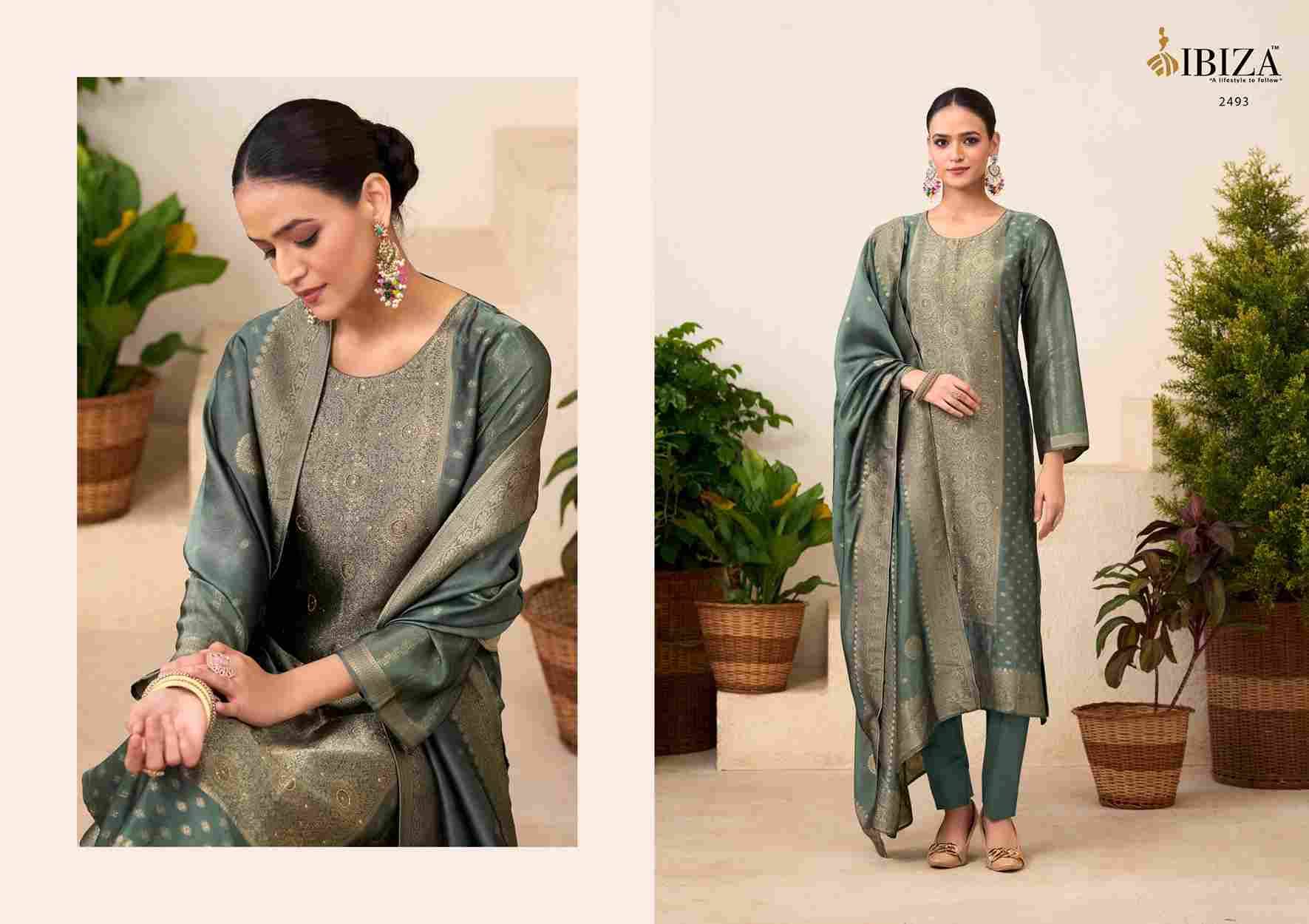 Samia Vol-2 By Ibiza 2491 To 2494 Series Designer Festive Suits Beautiful Fancy Stylish Colorful Party Wear & Occasional Wear Pure Bangalori Silk Jacquard Dresses At Wholesale Price