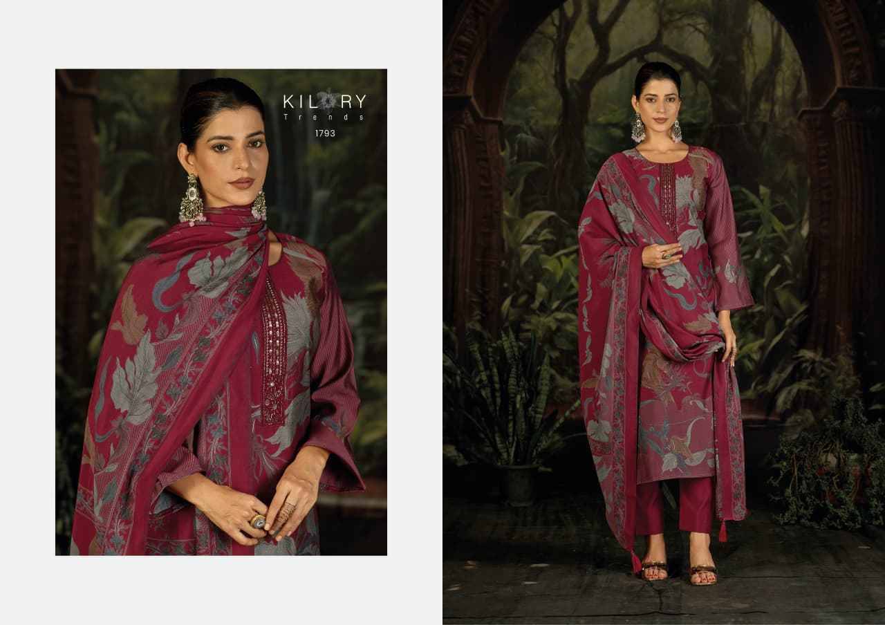 Zeya By Kilory 1791 To 1794 Series Designer Festive Suits Beautiful Fancy Colorful Stylish Party Wear & Occasional Wear Pure Muslin Silk Dresses At Wholesale Price