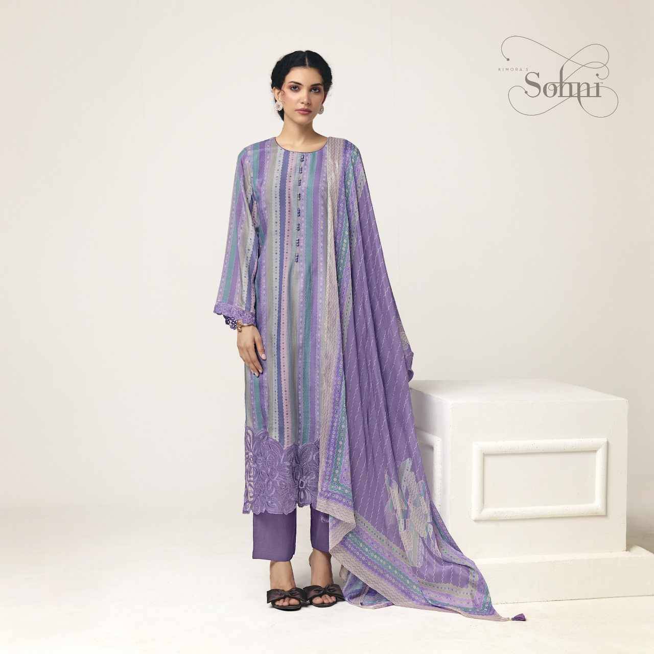 Zulfeen By Sohni 421 To 424 Series Beautiful Suits Colorful Stylish Fancy Casual Wear & Ethnic Wear Pure Muslin Dresses At Wholesale Price