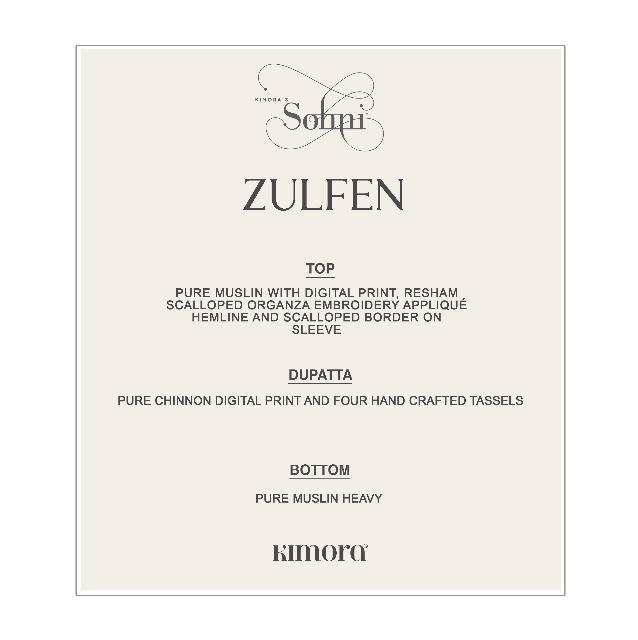 Zulfeen By Sohni 421 To 424 Series Beautiful Suits Colorful Stylish Fancy Casual Wear & Ethnic Wear Pure Muslin Dresses At Wholesale Price