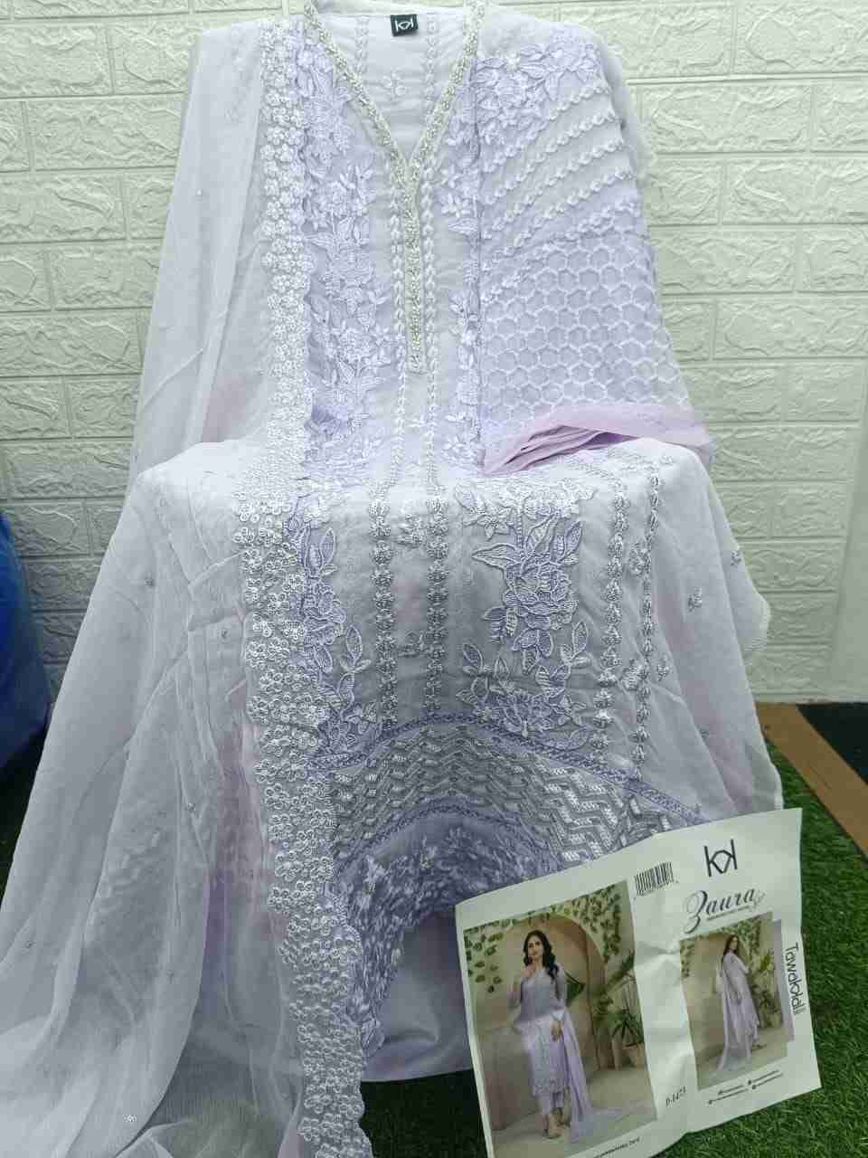 Original Pakistani Zaura By Tawakkal Fab 1471 To 1475 Series Beautiful Pakistani Suits Colorful Stylish Fancy Casual Wear & Ethnic Wear Chiffon Dresses At Wholesale Price
