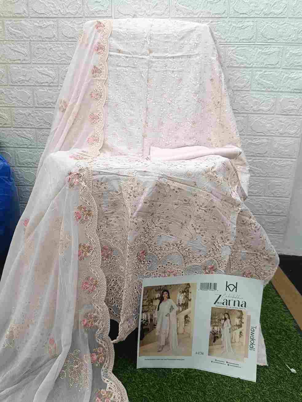Original Pakistani Zarna Vol-3 By Tawakkal Fab 1731 To 1741 Series Beautiful Pakistani Suits Colorful Stylish Fancy Casual Wear & Ethnic Wear Lawn Dresses At Wholesale Price