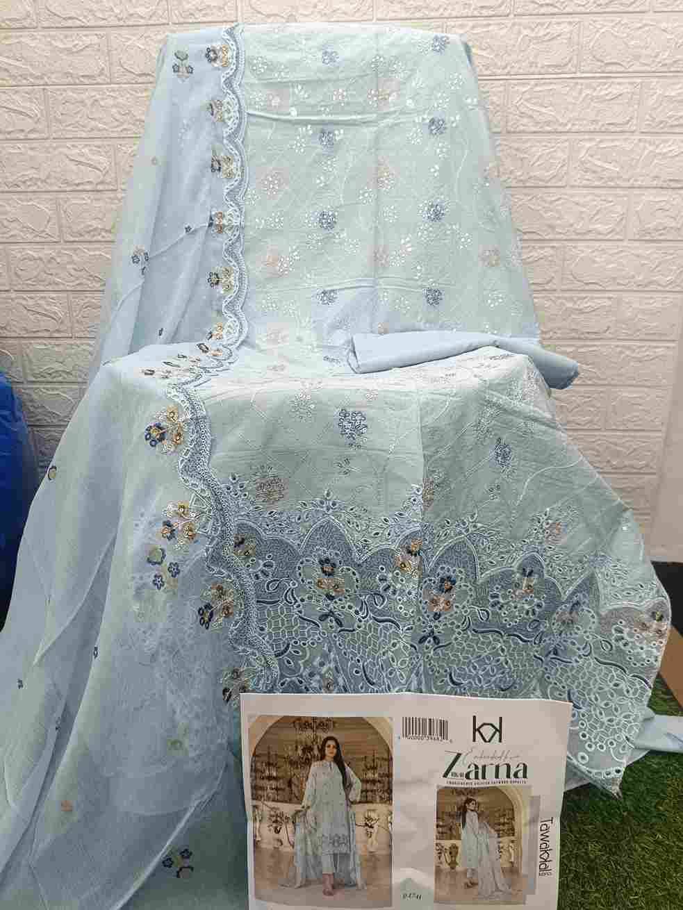 Original Pakistani Zarna Vol-3 By Tawakkal Fab 1731 To 1741 Series Beautiful Pakistani Suits Colorful Stylish Fancy Casual Wear & Ethnic Wear Lawn Dresses At Wholesale Price