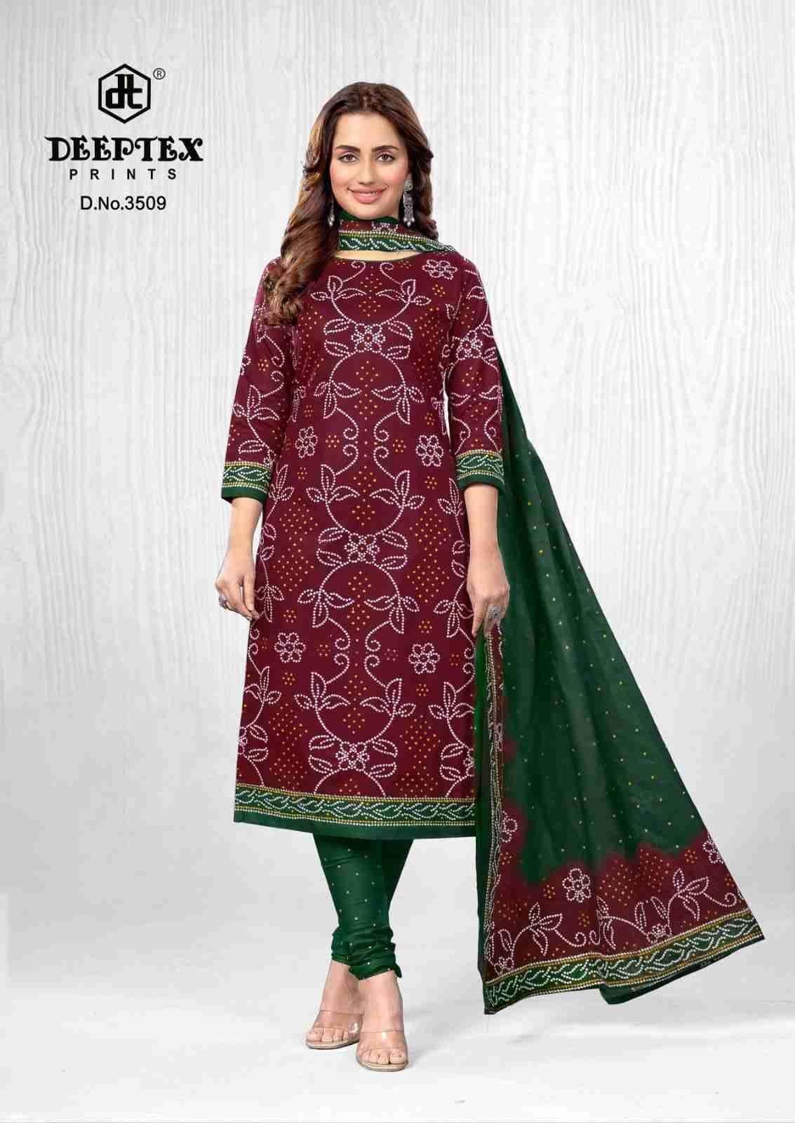 Classic Chunaris Vol-35 By Deeptex Prints 3501 To 3510 Series Beautiful Festive Suits Stylish Fancy Colorful Party Wear & Occasional Wear Cotton Dresses At Wholesale Price