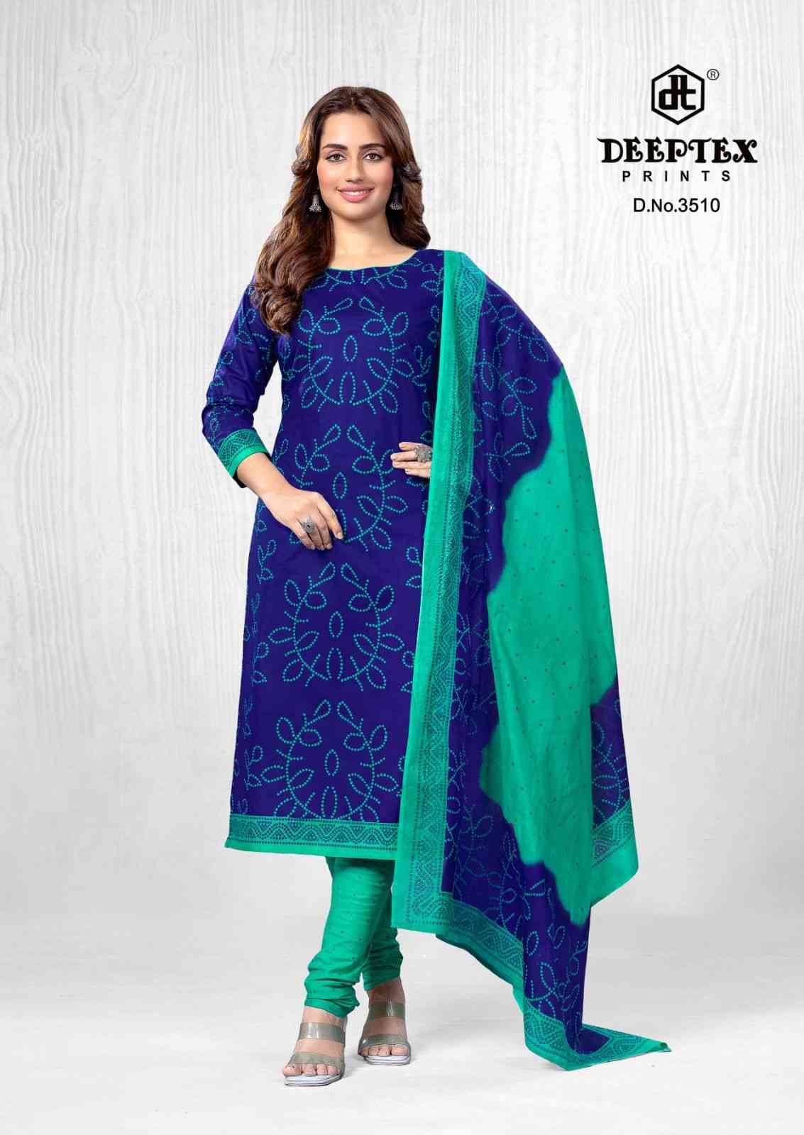 Classic Chunaris Vol-35 By Deeptex Prints 3501 To 3510 Series Beautiful Festive Suits Stylish Fancy Colorful Party Wear & Occasional Wear Cotton Dresses At Wholesale Price