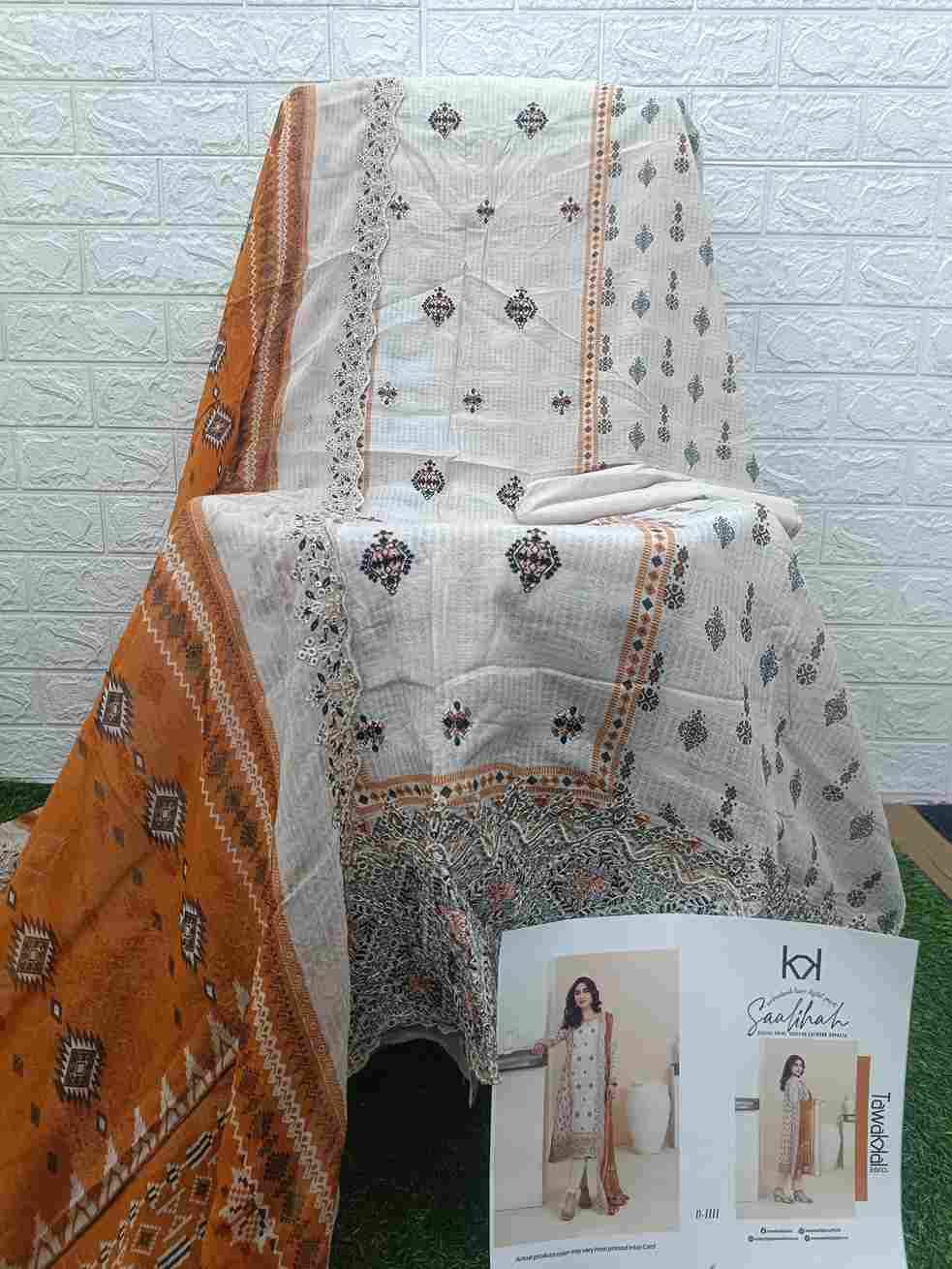 Original Pakistani Saalihah By Tawakkal Fab 1111 To 1120 Series Beautiful Pakistani Suits Colorful Stylish Fancy Casual Wear & Ethnic Wear Lawn Dresses At Wholesale Price