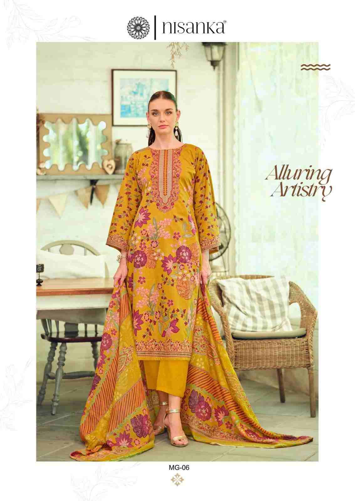 Mughal By Nisanka 01 To 06 Series Wholesale Designer Festive Suits Collection Beautiful Stylish Fancy Colorful Party Wear & Occasional Wear Pure Lawn Cotton Print Dresses At Wholesale Price