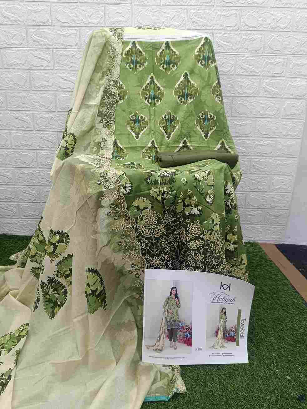 Original Pakistani Haliyah By Tawakkal Fab 1391 To 1397 Series Beautiful Pakistani Suits Colorful Stylish Fancy Casual Wear & Ethnic Wear Lawn Dresses At Wholesale Price