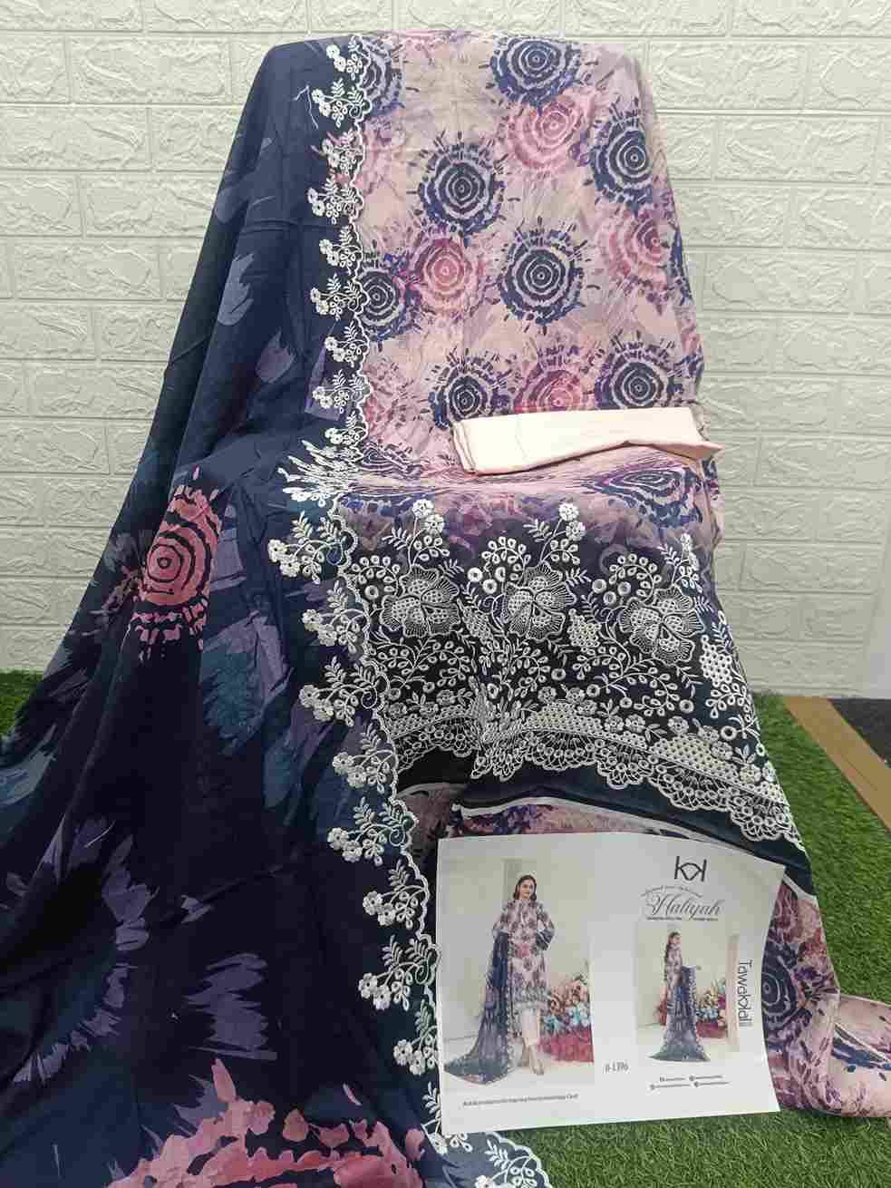Original Pakistani Haliyah By Tawakkal Fab 1391 To 1397 Series Beautiful Pakistani Suits Colorful Stylish Fancy Casual Wear & Ethnic Wear Lawn Dresses At Wholesale Price