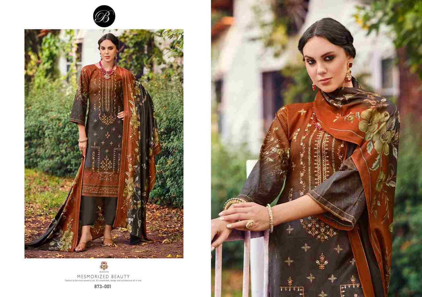 Chevron Vol-4 By Belliza 873-001 To 873-008 Series Beautiful Festive Suits Stylish Fancy Colorful Casual Wear & Ethnic Wear Pure Cotton Print Dresses At Wholesale Price