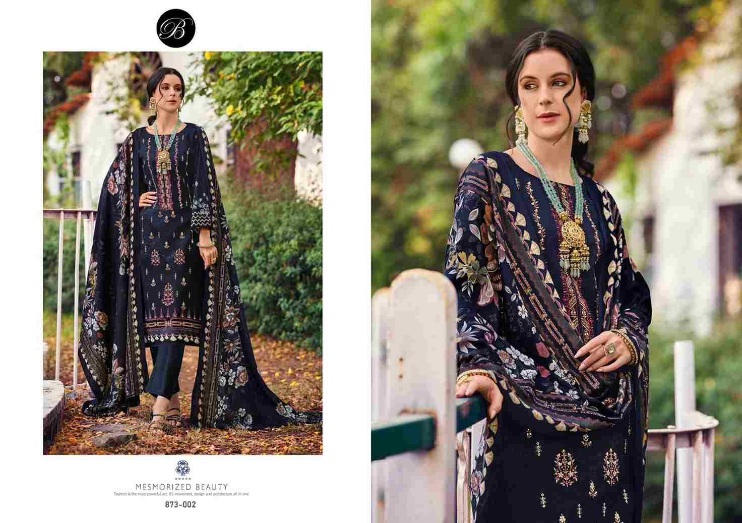 Chevron Vol-4 By Belliza 873-001 To 873-008 Series Beautiful Festive Suits Stylish Fancy Colorful Casual Wear & Ethnic Wear Pure Cotton Print Dresses At Wholesale Price
