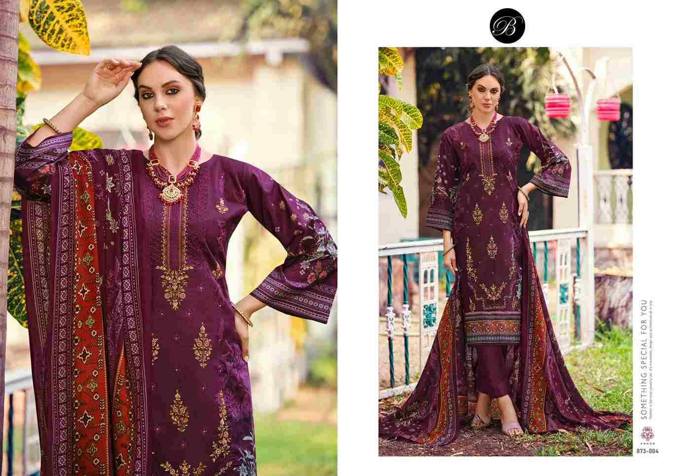 Chevron Vol-4 By Belliza 873-001 To 873-008 Series Beautiful Festive Suits Stylish Fancy Colorful Casual Wear & Ethnic Wear Pure Cotton Print Dresses At Wholesale Price